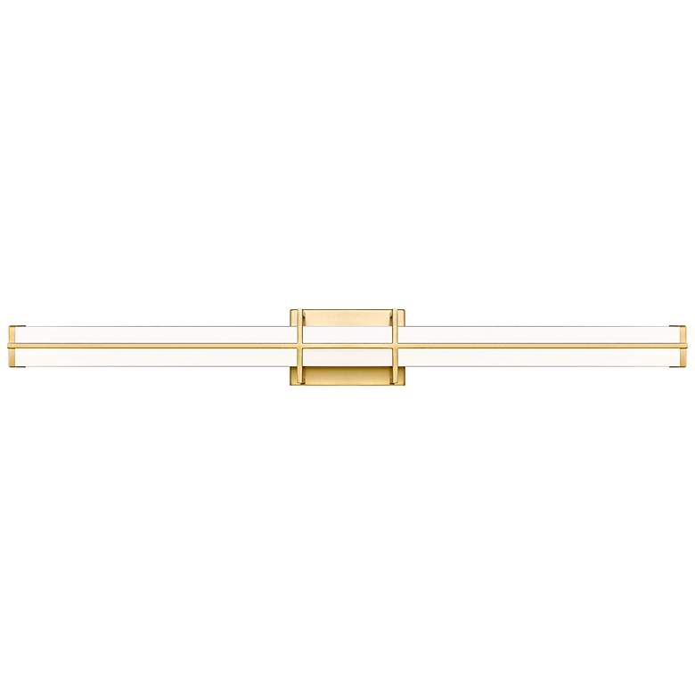 Image 7 Harrison 40" Wide Modern Gold LED Vanity Bath Light more views