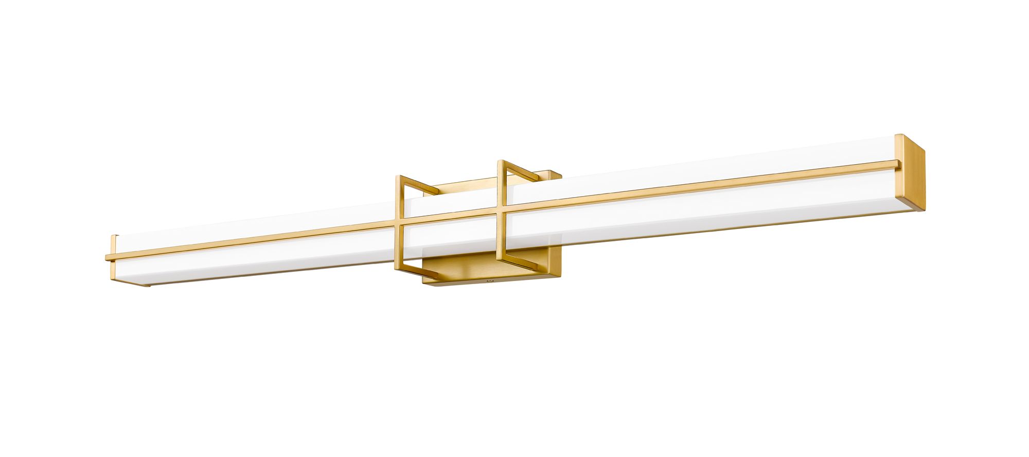 Harrison 40" Wide Modern Gold LED Vanity Bath Light in scene