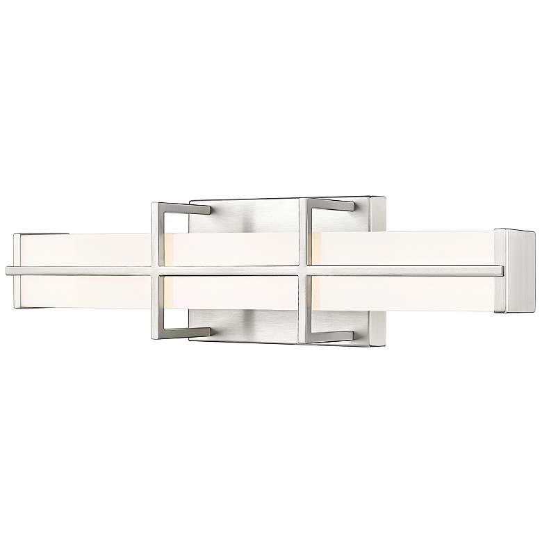 Image 2 Harrison by Z-Lite Brushed Nickel 1 Light Vanity
