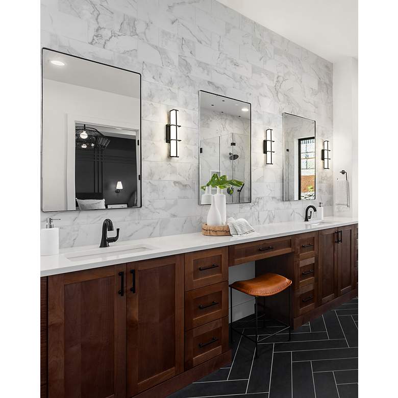 Image 3 Harrison by Z-Lite Matte Black 1 Light Vanity more views