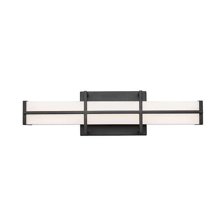 Image 6 Harrison by Z-Lite Matte Black 1 Light Vanity more views