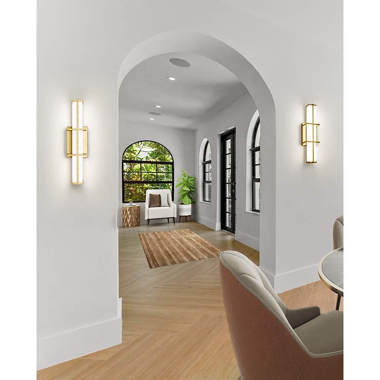 Image 4 Harrison by Z-Lite Modern Gold 1 Light Vanity more views