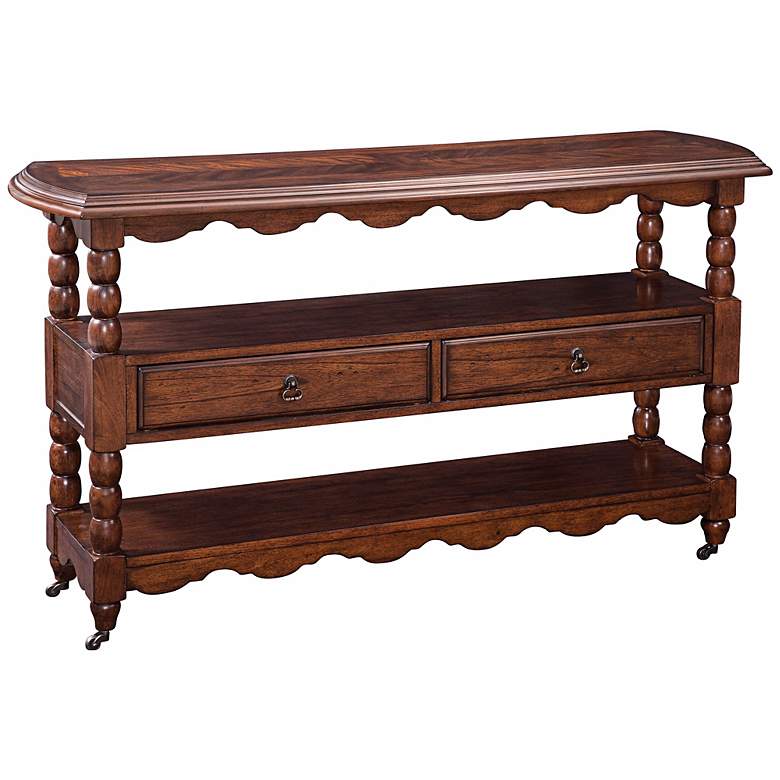 Image 1 Harrison Collection Rectangular Wood Console Table