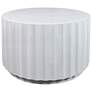 1_Harrison Vertical Groove Coffee Table, White