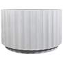 2_Harrison Vertical Groove Coffee Table, White more views