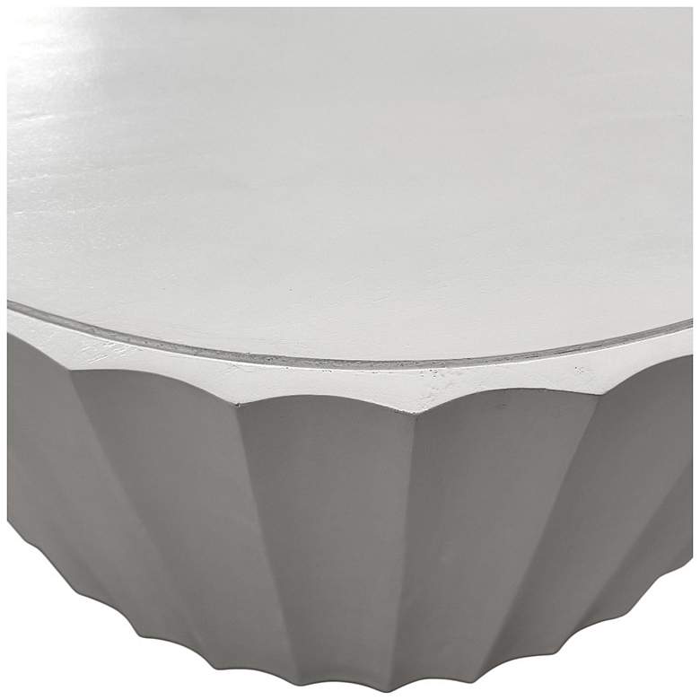 Image 3 Harrison Vertical Groove Coffee Table, White more views