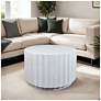 5_Harrison Vertical Groove Coffee Table, White more views