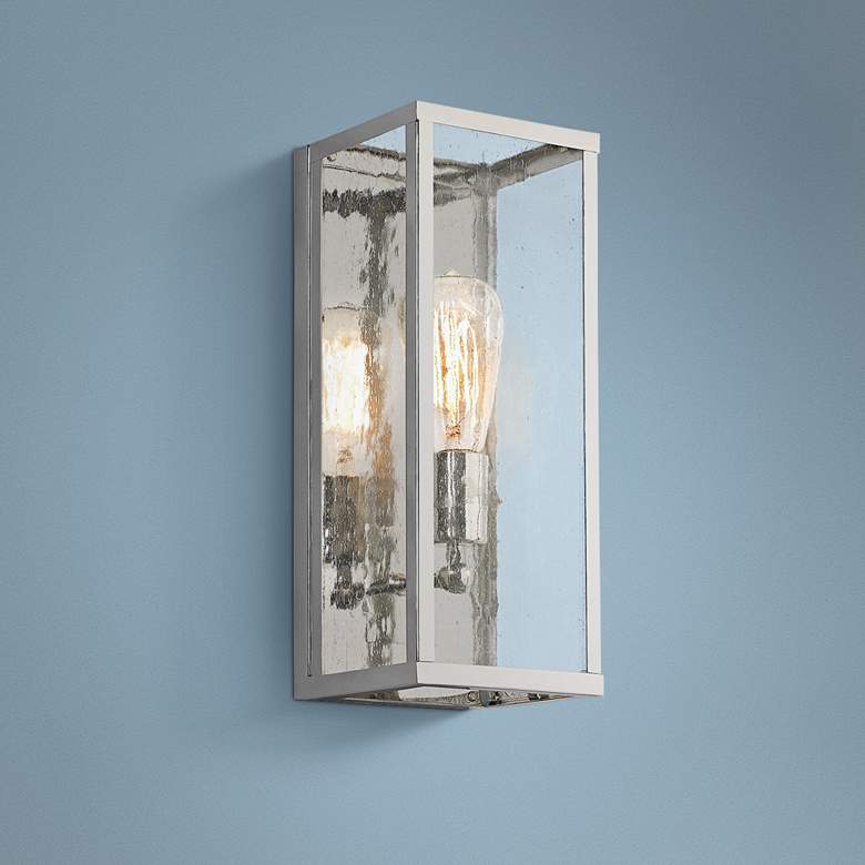 Image 1 Harrow 14" High Polished Nickel Wall Sconce