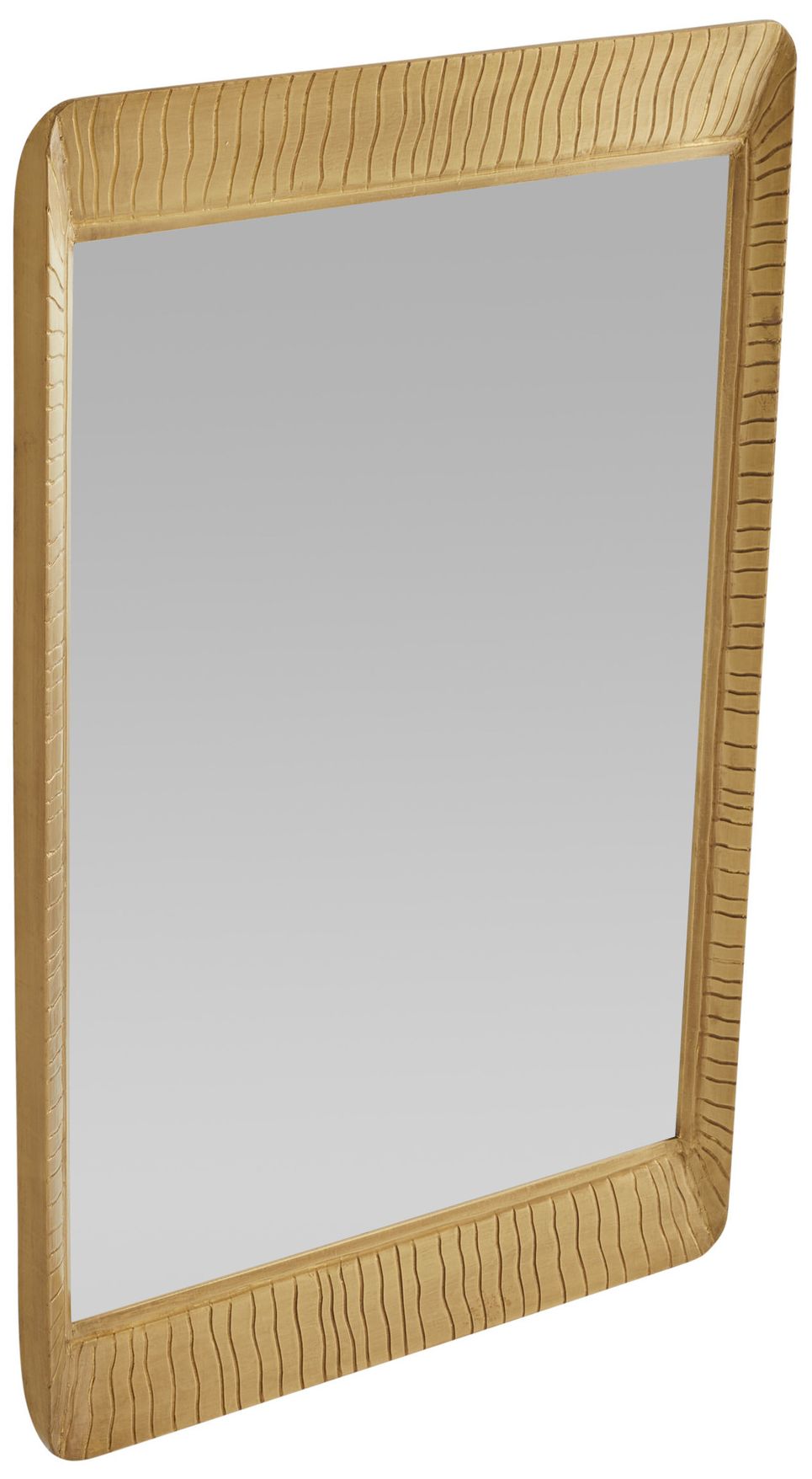 Image 2 Hart Antique Brass 26" x 40" Rectangular Wall Mirror more views
