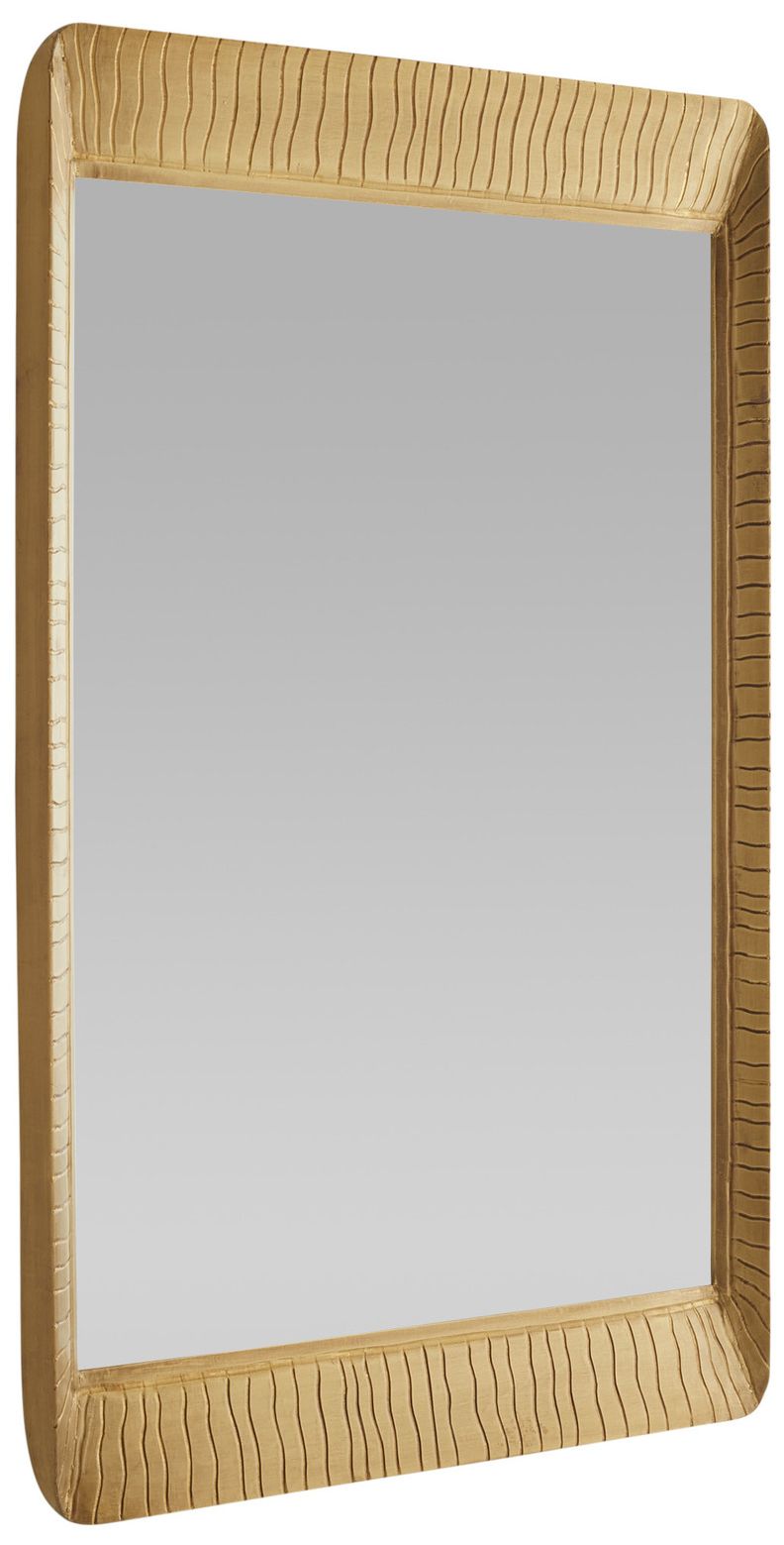 Image 3 Hart Antique Brass 26" x 40" Rectangular Wall Mirror more views
