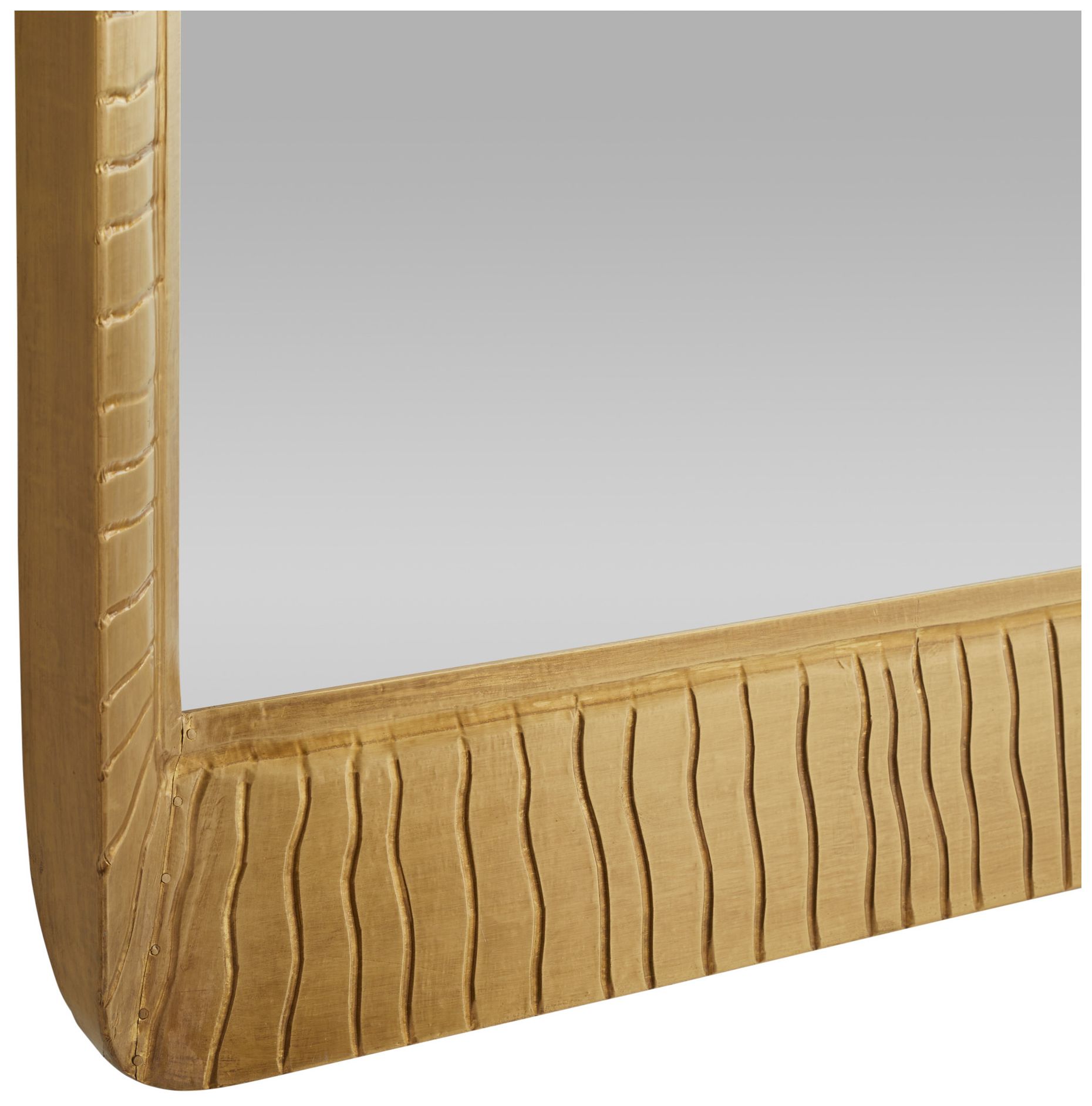 Image 5 Hart Antique Brass 26" x 40" Rectangular Wall Mirror more views