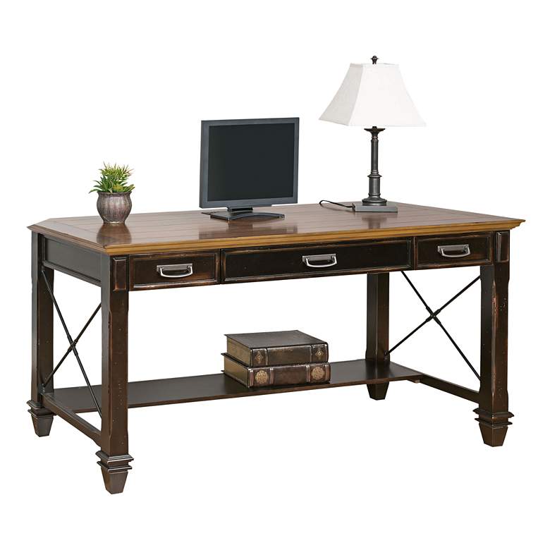 Hartford 60&quot; Wide Hand-Rubbed Wood Office Writing Desk