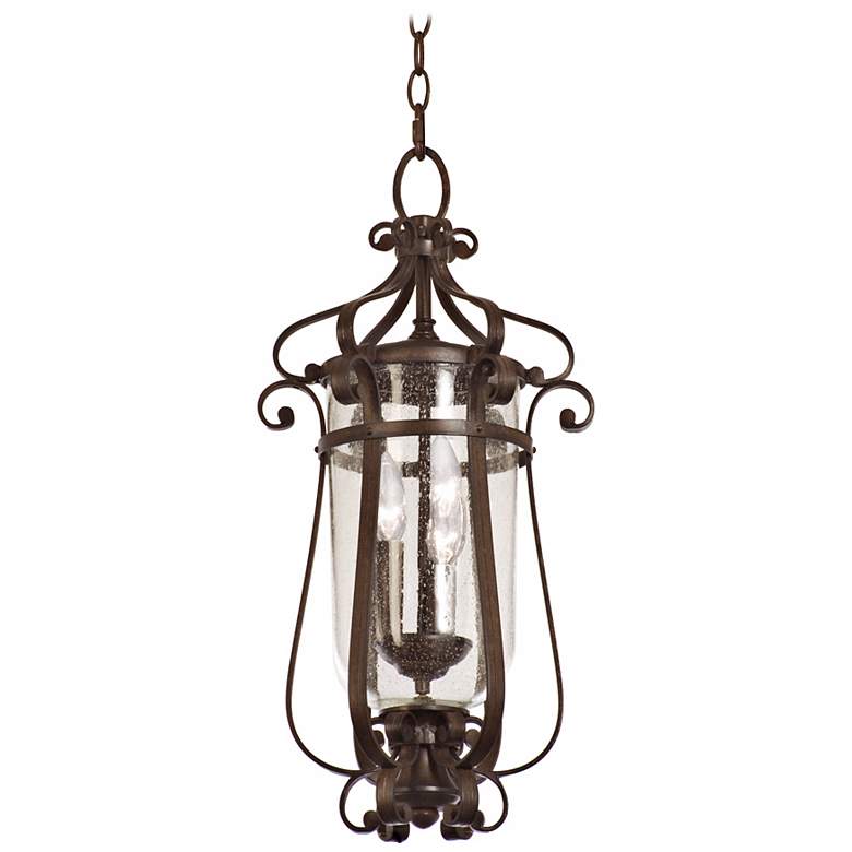 Image 1 Hartford Collection Bronze 22 inch High Outdoor Hanging Light