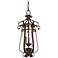 Hartford Collection Bronze 22" High Outdoor Hanging Light
