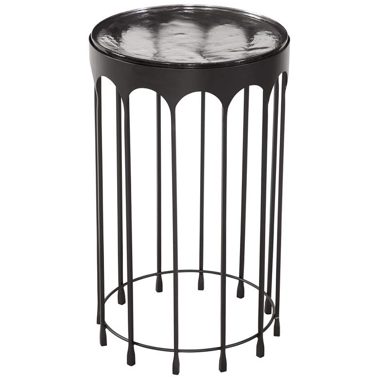 Image 1 Hartley 24" Matte Black Accent Table