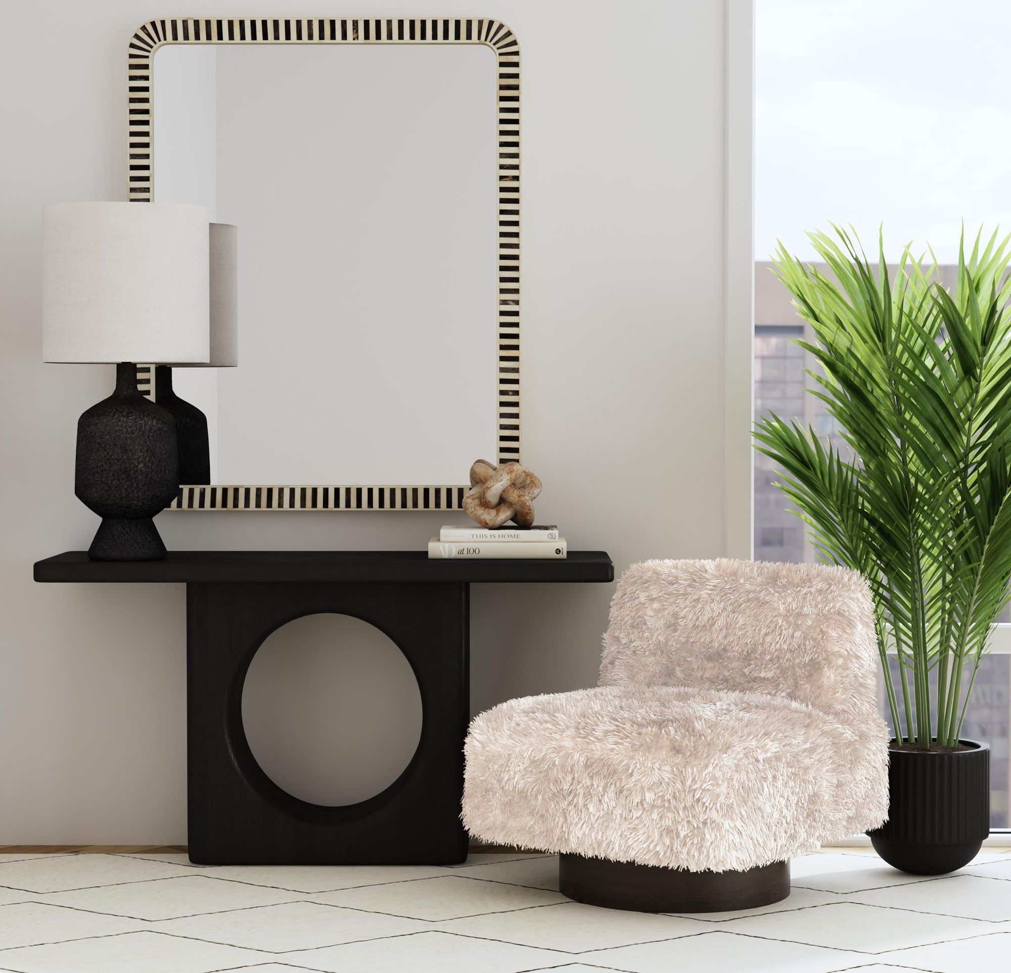 Image 3 Hartley 34" High Black Table Lamp more views