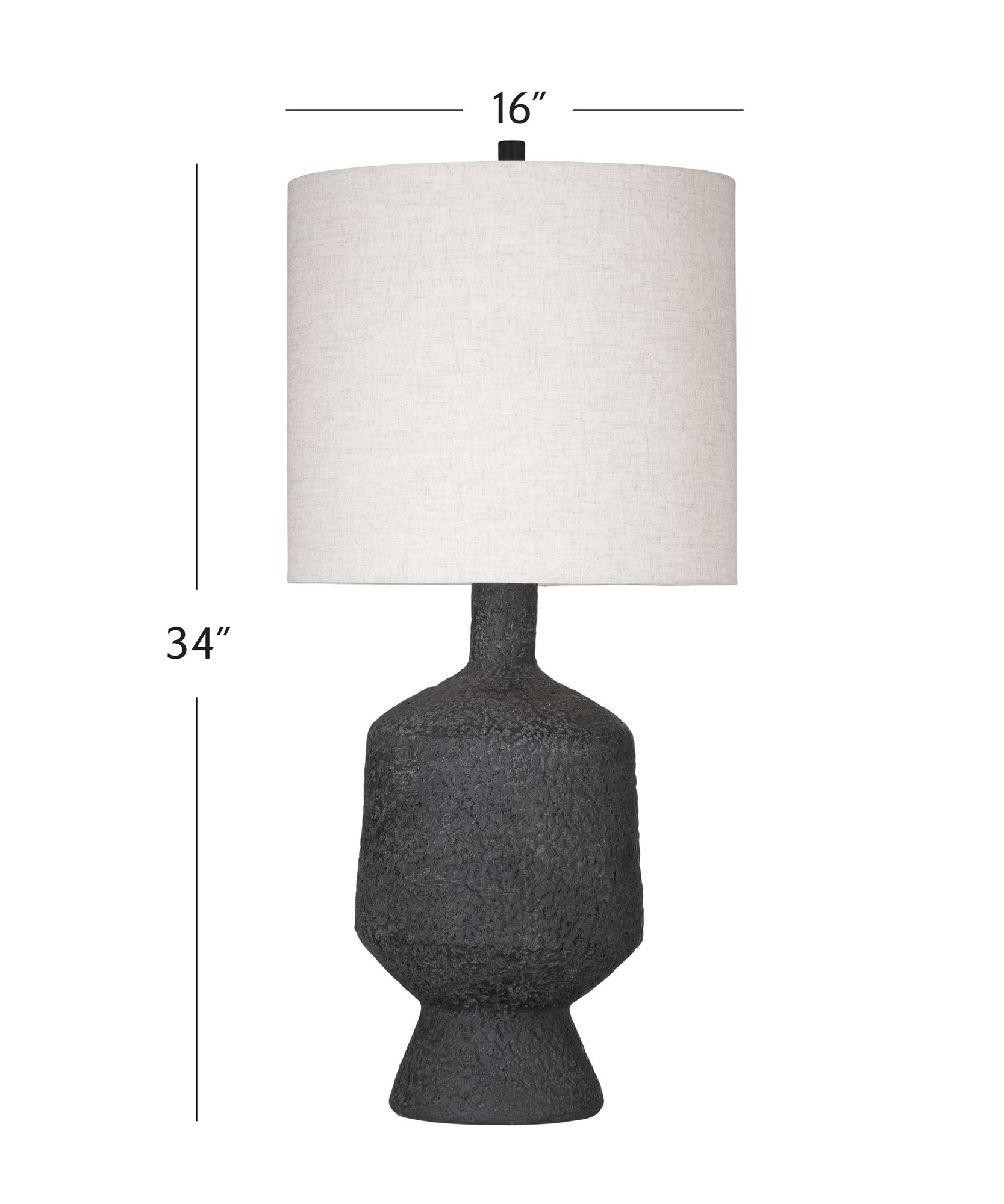 Image 5 Hartley 34" High Black Table Lamp more views