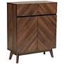 2_Hartman 31 1/2" Wide Walnut Brown Wood 2-Drawer Shoe Cabinet