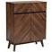 Hartman 31 1/2" Wide Walnut Brown Wood 2-Drawer Shoe Cabinet