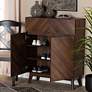 1_Hartman 31 1/2" Wide Walnut Brown Wood 2-Drawer Shoe Cabinet