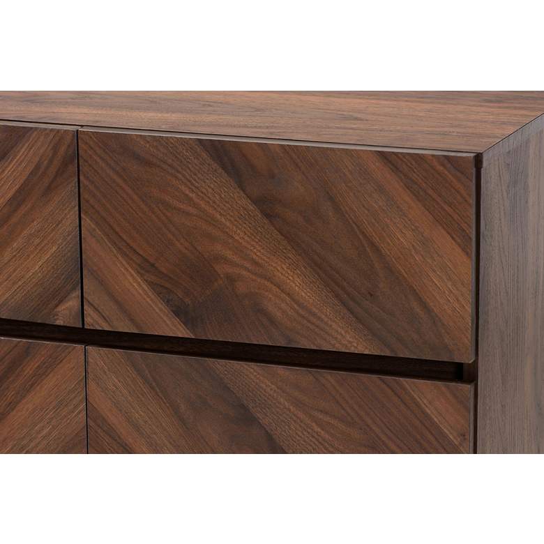 Image 3 Hartman 31 1/2" Wide Walnut Brown Wood 2-Drawer Shoe Cabinet more views