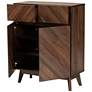 6_Hartman 31 1/2" Wide Walnut Brown Wood 2-Drawer Shoe Cabinet more views