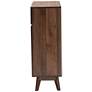 Hartman 31 1/2" Wide Walnut Brown Wood 2-Drawer Shoe Cabinet
