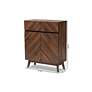 Hartman 31 1/2" Wide Walnut Brown Wood 2-Drawer Shoe Cabinet