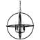 Hartwell 23" Wide Matte Black 4-Light Pendant