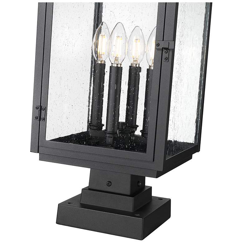 Image 6 Hartwell by Z-Lite Sand Black 4 Light Pier Mounted Fixture more views