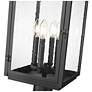 6_Hartwell by Z-Lite Sand Black 4 Light Post Mounted Fixture more views