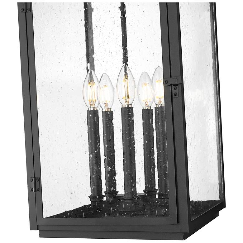 Image 6 Hartwell by Z-Lite Sand Black 5 Light Outdoor Chain Mount Ceiling Fixture more views