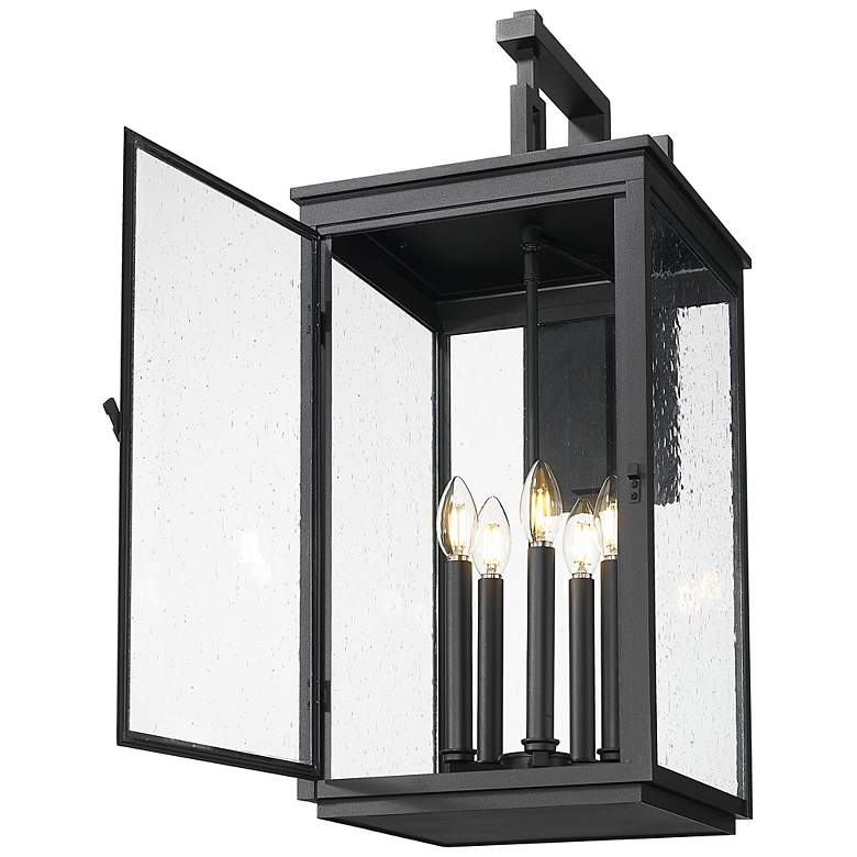 Image 4 Hartwell by Z-Lite Sand Black 5 Light Outdoor Wall Light more views