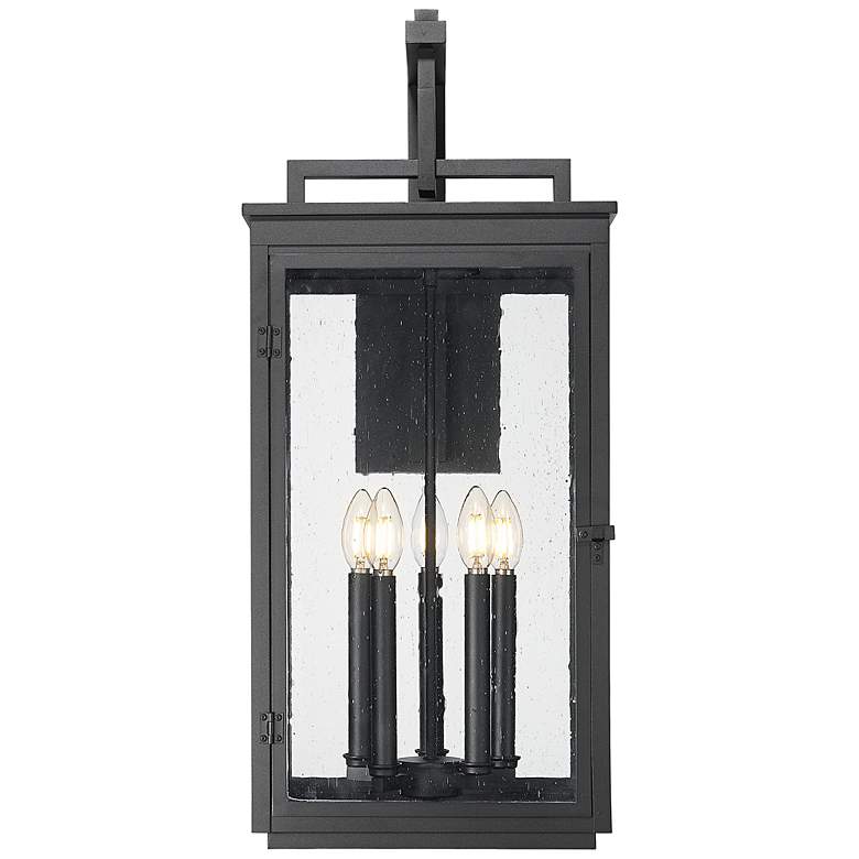 Image 5 Hartwell by Z-Lite Sand Black 5 Light Outdoor Wall Light more views