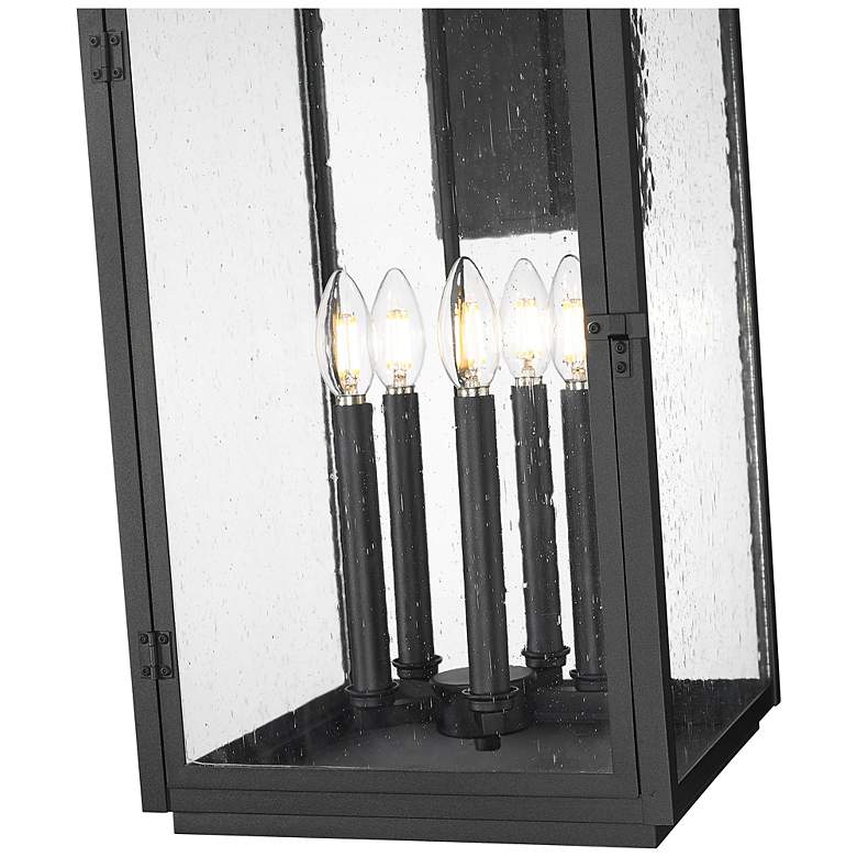Image 6 Hartwell by Z-Lite Sand Black 5 Light Outdoor Wall Light more views