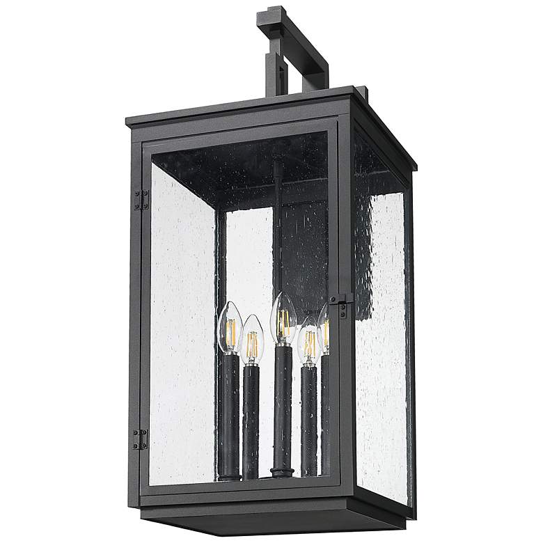 Image 7 Hartwell by Z-Lite Sand Black 5 Light Outdoor Wall Light more views