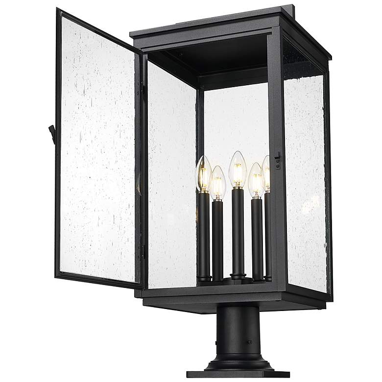 Image 4 Hartwell by Z-Lite Sand Black 5 Light Pier Mounted Fixture more views