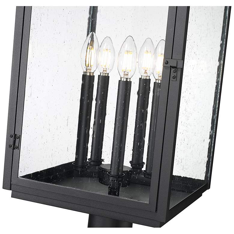 Image 6 Hartwell by Z-Lite Sand Black 5 Light Pier Mounted Fixture more views