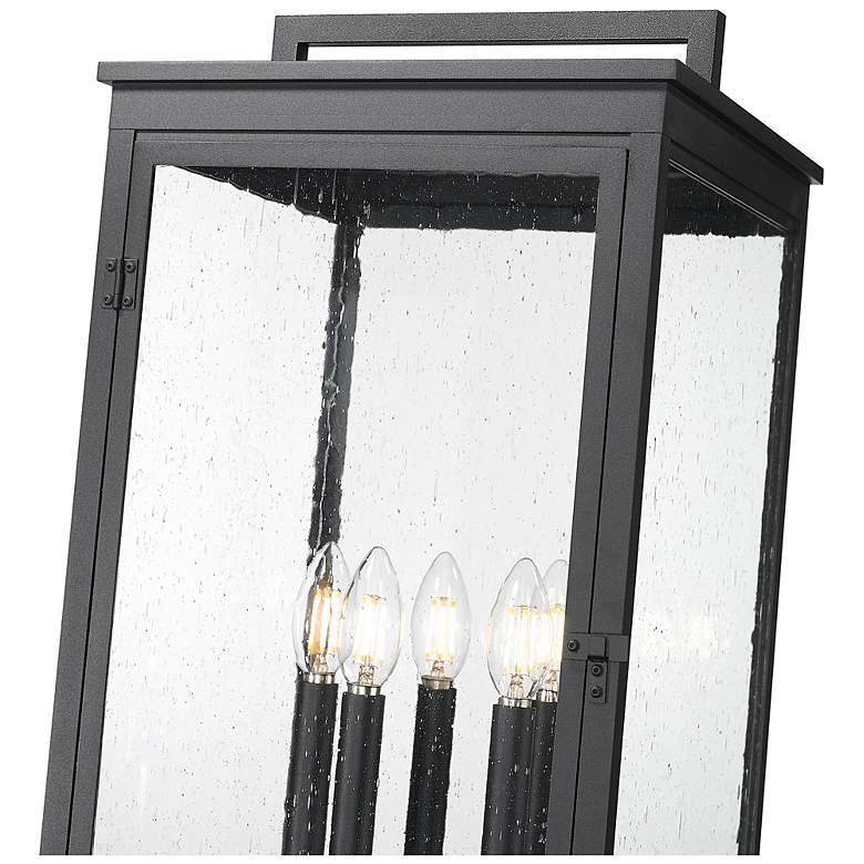 Image 6 Hartwell by Z-Lite Sand Black 5 Light Post Mounted Fixture more views
