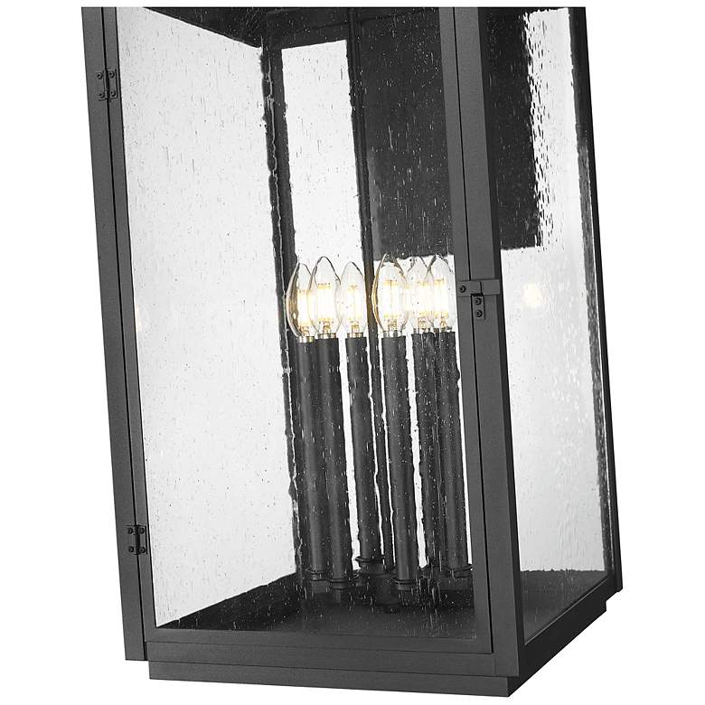 Image 6 Hartwell by Z-Lite Sand Black 6 Light Outdoor Wall Light more views