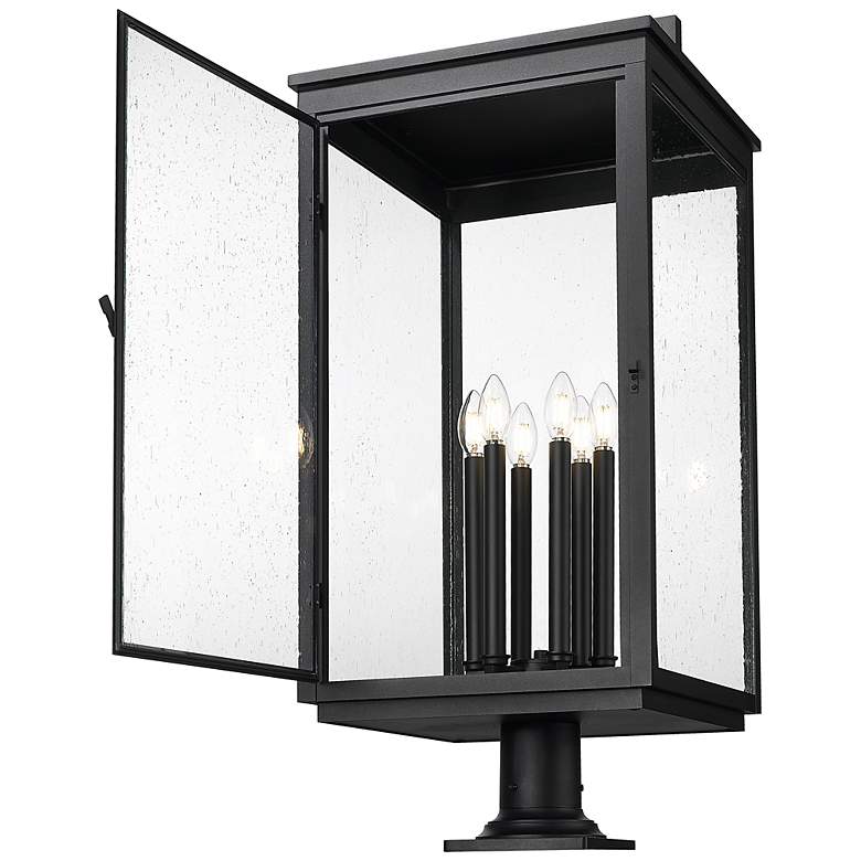 Image 4 Hartwell by Z-Lite Sand Black 6 Light Pier Mounted Fixture more views