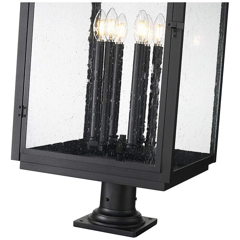 Image 6 Hartwell by Z-Lite Sand Black 6 Light Pier Mounted Fixture more views