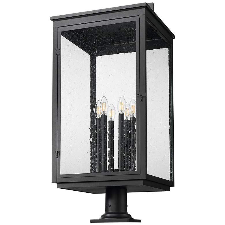Image 7 Hartwell by Z-Lite Sand Black 6 Light Pier Mounted Fixture more views