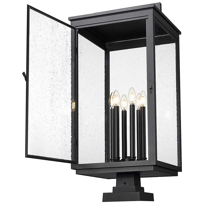 Image 4 Hartwell by Z-Lite Sand Black 6 Light Pier Mounted Fixture more views