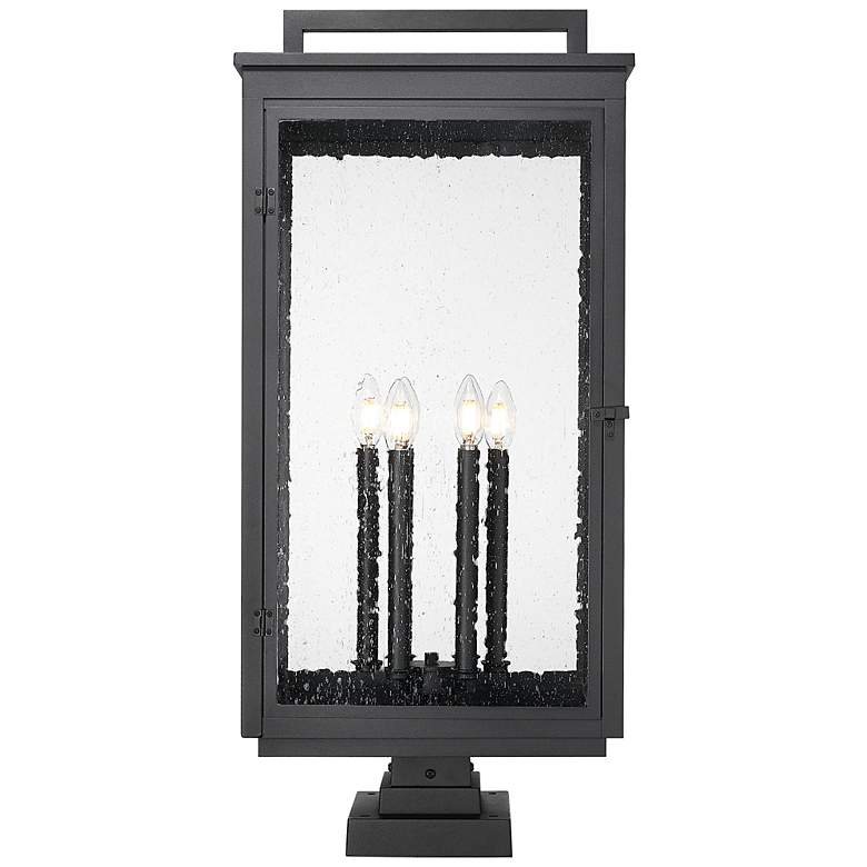 Image 5 Hartwell by Z-Lite Sand Black 6 Light Pier Mounted Fixture more views