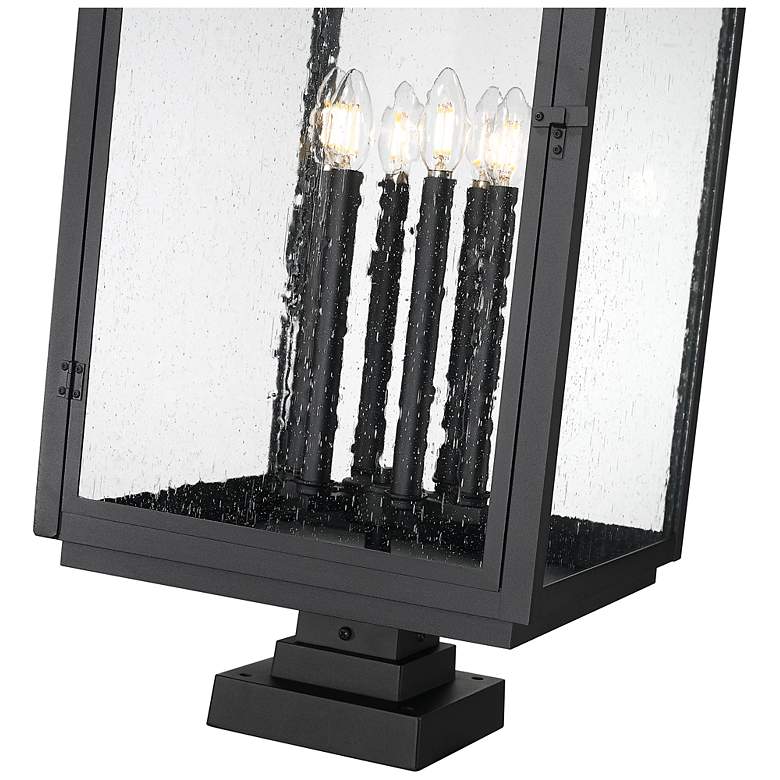 Image 6 Hartwell by Z-Lite Sand Black 6 Light Pier Mounted Fixture more views
