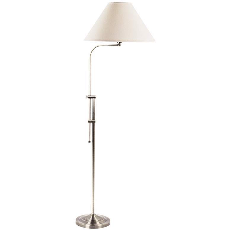 Image 1 Hartwick Brushed Steel Pharmacy Floor Lamp