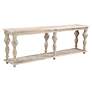 Harvest 114" Wide Natural Blonde Wood Console Table