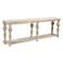 Harvest 114" Wide Natural Blonde Wood Console Table