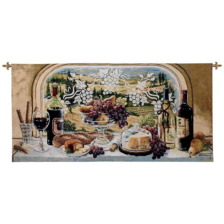 Image 1 Harvest Celebration 64 inch Wide Wall Tapestry